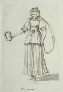 The Spring (pero a inkoust na papíře) od Inigo Jones