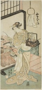 Tea C a Yamashita Kinsaku Good As Ome, Wife Of Friendly, člen Tee Pay Nue Forest One Night Target, Performance To Nakamura Tee, 1770 od Ippitsusai Bunchō