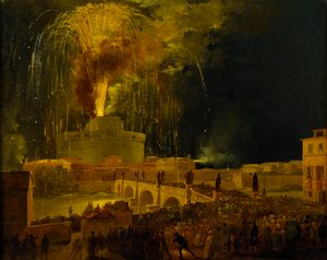 La Girandola: Ohňostroj na Castel Sant
