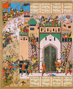 Shah Anushirvan dobyl pevnost Saqila od Iranian Master