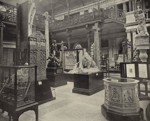 Centrální soud, Dublinské muzeum vědy a umění (černobílá fotografie) od Irish Photographer