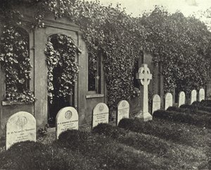 Hrob Geralda Griffina, Severní klášter, Cork (černobílá fotografie) od Irish Photographer