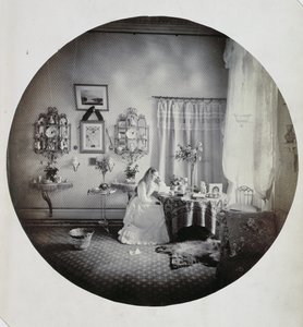 Interiér Muckross House, cca 1865 (tisk alba) od Irish Photographer
