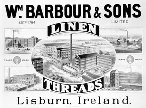 Reklama na Wm. Barbour und Sons (litho)
