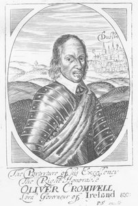 Oliver Cromwell (1599-1658) kolem 1650 od Irish School