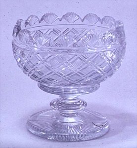Cukřenka, Waterford, cca 1810 (sklo) od Irish School