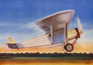 Ryan Monoplane, Spirit of St Louis (barevná litografie)