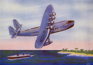 Sikorsky S-42, Bermuda Clipper (barevná litografie)