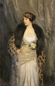 Gladys Wiles v leopardím kabátu (Leopardí kabát)