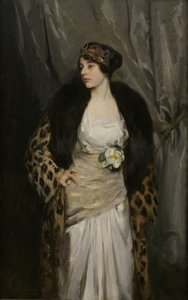 Gladys Wiles v leopardím kabátu (Leopardí kabát)