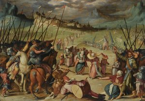 Věrné Weinsbergovy manželky od Isaac Claesz Swanenburgh