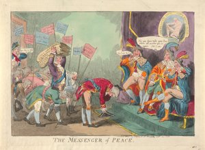 Der Friedensbote od Isaac Cruikshank