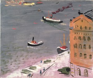 Stockholmský přístav od Isaac Grunwald