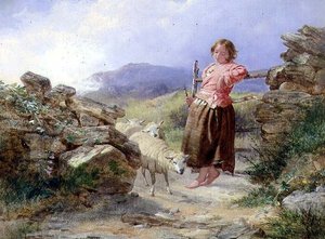 Malá pastýřka od Isaac Henzell