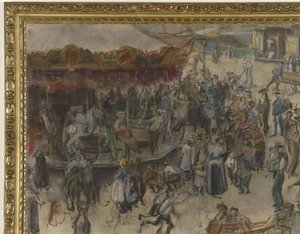 kolotoč v Amsterdamu od Isaac Israels