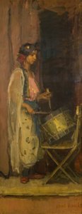Egyptská bubenice (olej na plátně) od Isaac Israels