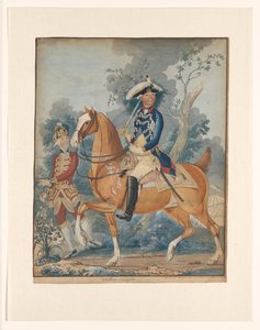 William V na koni od Isaac Lodewijk la Fargue van Nieuwland