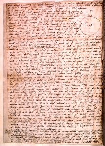 Dopis napsaný Isaacem Newtonem, 28. listopadu 1679