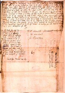 Dopis napsaný Isaacem Newtonem, 28. listopadu 1679