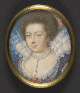 Alžběta, česká královna, kolem roku 1615 od Isaac Oliver
