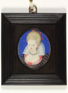 Frances Howard, vévodkyně z Lennox a Richmond (akvarel na pergamenu) od Isaac Oliver