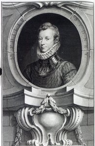 Sir Philip Sidney, vyrytý Jacobus Houbraken, 1743 od Isaac Oliver