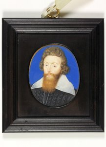 Sir Richard Liveson (Leveson), viceadmirál Anglie (akvarel na pergamenu) od Isaac Oliver