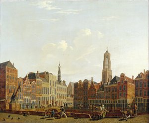 Utrechtský radniční most s okolím, 1779