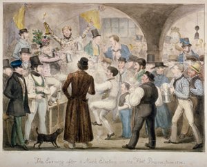 „Večer po falešných volbách ve věznici Fleet, červen 1835“