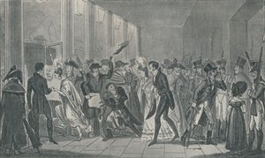Po opeře, 1821, 1920. Umělci: Isaac Robert Cruikshank, George Cruikshank. od Isaac, Robert and George Cruikshank