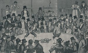 V královském kokpitu, 1821, 1920. Umělci: Isaac Robert Cruikshank, George Cruikshank. od Isaac, Robert and George Cruikshank