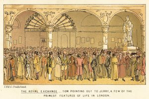 Královská burza od Isaac, Robert and George Cruikshank