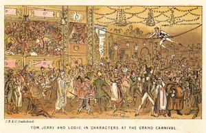Tom, Jerry a Logic v postavách Velkého karnevalu od Isaac, Robert and George Cruikshank