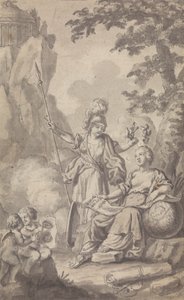 Frontispis pro Town and Country Magazine, pro Vol. II, č. 1 od Isaac Taylor
