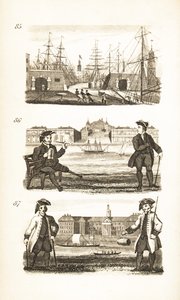 Londýnské doky, nemocnice Greenwich a nemocnice Chelsea od Isaac Taylor