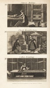 Obchody v Regency England: Výroba sýrů, výroba šeků a potisk bavlny od Isaac Taylor