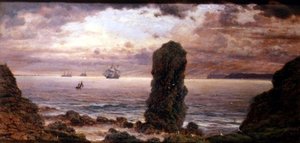 Lodě na moři od Isaac Walter Jenner
