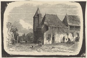 Pohled na Koppelpoort v Amersfoortu