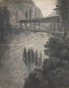 Graubünden/ Pohled do pohoří Glarnisch (Švýcarsko). od Isaac Weld