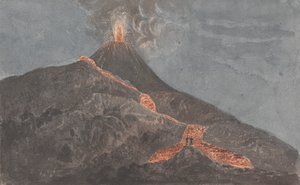 Vesuv v erupci