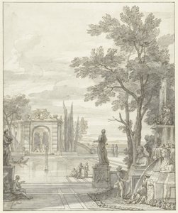 Výhled do parku od Isaac de Moucheron