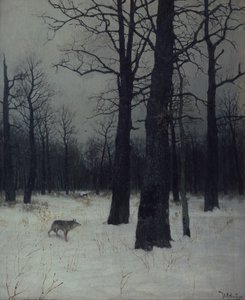 Les v zimě, 1885 od Isaak Ilyich Levitan