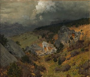 V krymských horách, 1886 od Isaak Ilyich Levitan