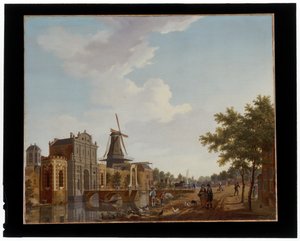 Catharijnepoort v Utrechtu od Isaak Ouwater