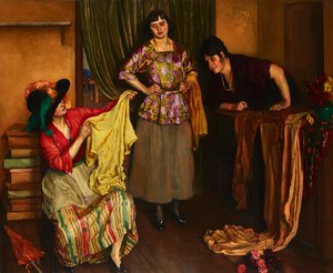 The Blouse Shop (olej na plátně)