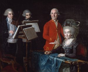 Rodinná skupina, 1781 od Isabelle Pinson