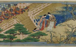 Joruri Monogatari od Isawa Matabei
