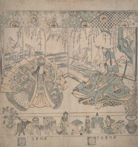 Pár panenek Hina od Ishikawa Toyonobu