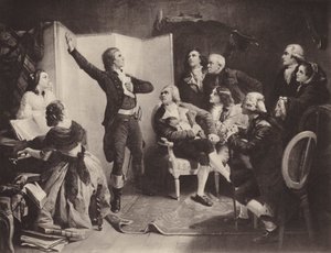 První zpěv Marseillaisy (litho) od Isidore (after) Pils