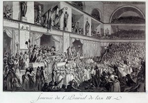 Francouzská revoluce: Den lidového povstání proti hladu v I. prérii roku III (20. 5. 1795): obyvatelstvo vtrhlo do Konventu a zmasakrovalo zástupce Jeana Bertranda Ferauda (1759-1795), který měl na starosti zásobování z Paříže, který opp od Isidore Stanislas Helman